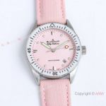 AAA Swiss Copy Blancpain Fifty Fathoms 38mm Bathyscaphe Pink Dial Watch